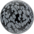 Snowflake (Schneeflockenobsidian, Mexiko) ArtNr.: 23241-SF