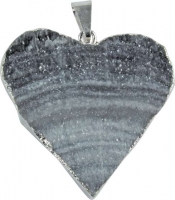 Chalcedony Pendant heart