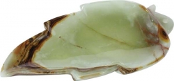 Bowl Leaf 15 cm, Onyx Marble