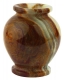 Vase round 6 x 7.5 cm, Onyx Marble