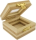 Wooden Boxes with Cover from Glas (10 pcs.)
