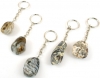 Schl�sselanh�nger Geode poliert, 10 St�ck