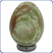 Eggs from onyx marble