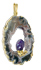 Amethyst gold plated ArtNr.: 50313-AM-GOL