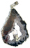 Bergkristall versilbert ArtNr.: 50313-BK-SIL