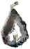 Crystal de Roche argent ArtNr.: 50313-BK-SIL