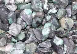 Smaragd Trommelsteine B-Qualitt