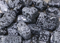 Schneeflocken-Obsidian XL Trommelsteine