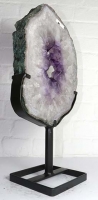 Amethyst Ring (Scheibe) Nr. 90 auf Metallstnder