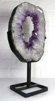 Amethyst Ring (Scheibe) Nr. 93 auf Metallstnder