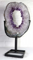 Amethyst Ring (Scheibe) Nr. 93 auf Metallstnder