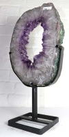 Amethyst Ring (Scheibe) Nr. 93 auf Metallstnder