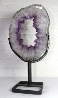 Amethyst Ring (Scheibe) Nr. 95 auf Metallstnder