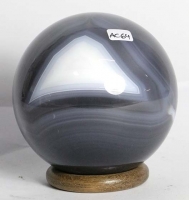 Chalcedon-Achat Kugel Nr. 64