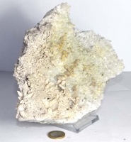 Bergkristall und Calcit, Bulgarien No. MA14