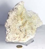 Rock Crystal and Calcite, BulgariaNo. MA14