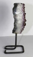 Amethyst Herz Nr. 92 auf Metallstnder