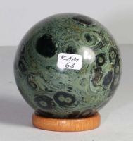 Kambamba-Jaspis (Rhyolith) Kugel Nr. 63