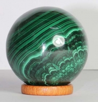 Ball (Sphere) Malachite No. 201