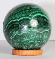 Ball (Sphere) Malachite No. 201