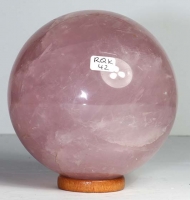 Rosenquarz Kugel Nr. 42