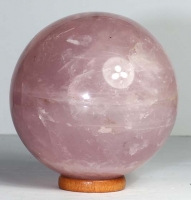 Rosenquarz Kugel Nr. 42