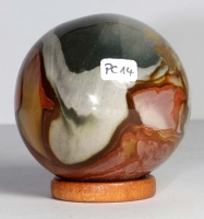 Polychrom-Jaspis Kugel Nr. 14