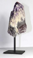 Elestial Amethyst auf Metallsockel Nr. AMM107