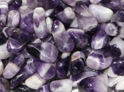 Chevron Amethyst Trommelsteine B-Qualit�t