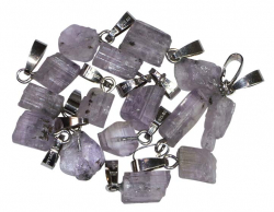 Anhnger Skapolith violett mit 925er Silberse