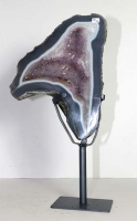 Amethyst Ring (Scheibe) Nr. 140 auf Metallstnder