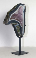Amethyst Ring (Scheibe) Nr. 140 auf Metallstnder