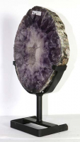 Amethyst Ring (Scheibe) Nr. 65 auf Metallstnder