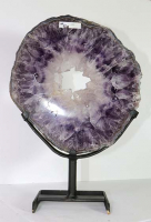 Amethyst Ring (Scheibe) Nr. 67 auf Metallstnder