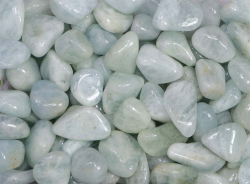 Aquamarin Trommelsteine Brasilien