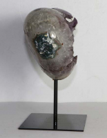 Amethyst Herz Nr. 142 auf Metallstnder