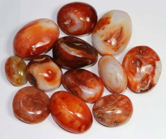 Carneol Pebbles B-Qualitt