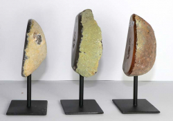 Set Achat-Geoden Nr. 129 auf Metallst�nder