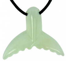 Lochstein Wal-Flosse (Fluke) China-Jade (LOT31)