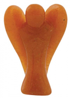 Engel stehend 35 mm Aventurin rot (LOT88)