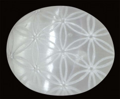 Selenit Seifenstein Blume des Lebens