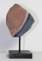 Achatscheibe Nr. 106 auf Holzstnder