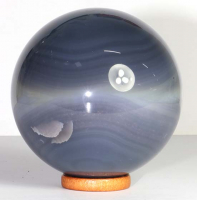 Chalcedon-Achat Kugel Nr. 107