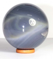 Chalcedon-Achat Kugel Nr. 107