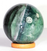 Regenbogen-Fluorit A Kugel Nr. 26