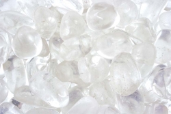 Bergkristall Trommelsteine Brasilien Gre L