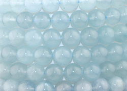 Armband Kugel 6 mm Aquamarin