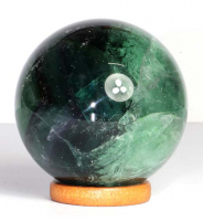 Regenbogen-Fluorit A Kugel Nr. 28