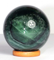 Regenbogen-Fluorit A Kugel Nr. 28