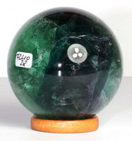 Regenbogen-Fluorit A Kugel Nr. 28